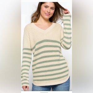 RD Style‎ Jocelyn cotton blend V-neck pull over nwt size S